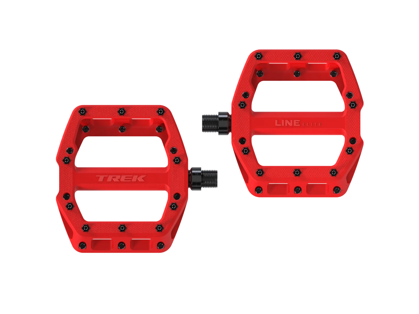 Pedal Bontrager Line Elite planos | Rojos